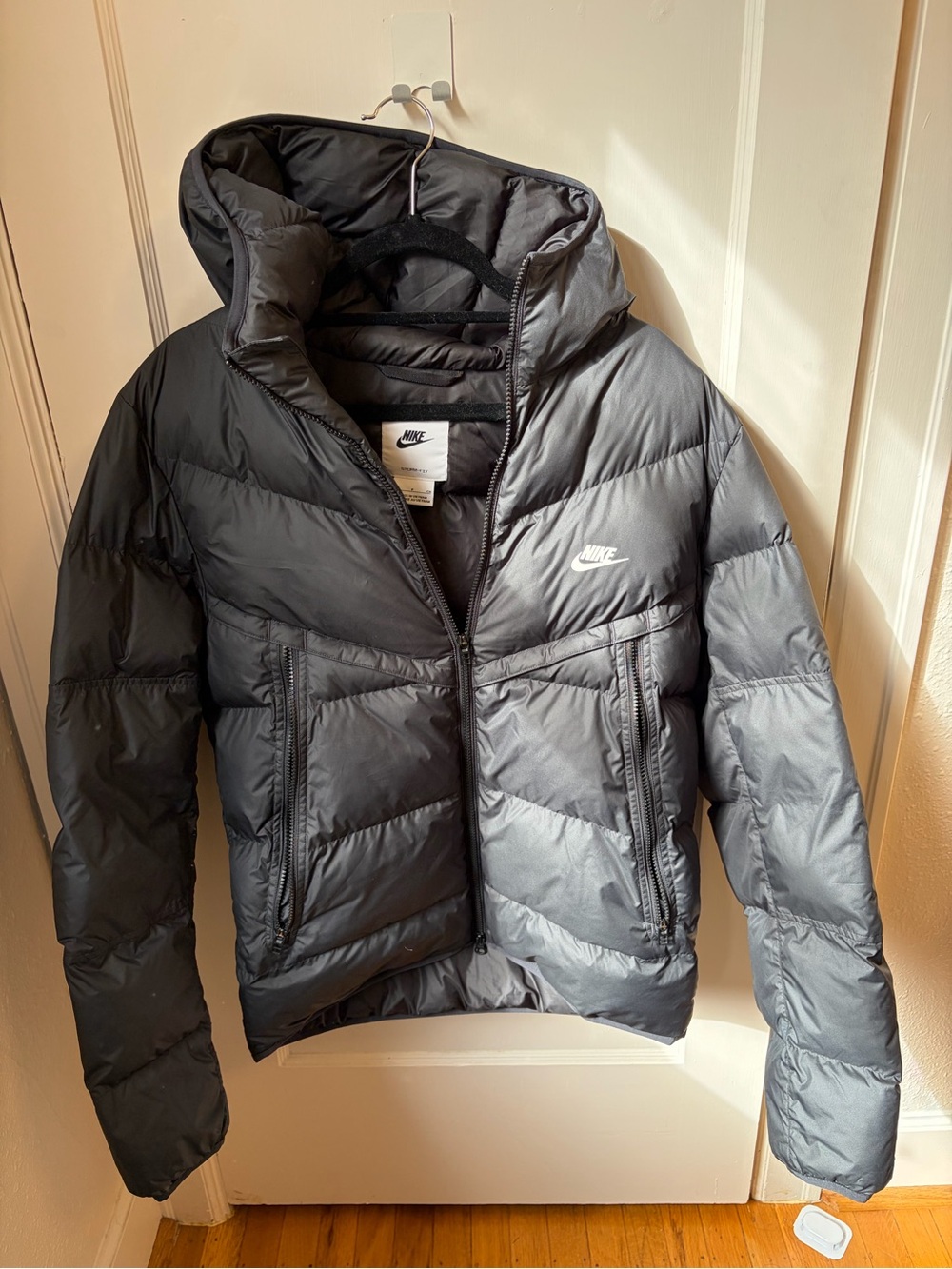 Nike Men’s Black Puffer Jacket with Hood